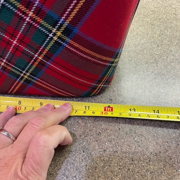 🆕 Dooney & Bourne Tartan Red Plaid Tote Bag - Picture 12 of 15